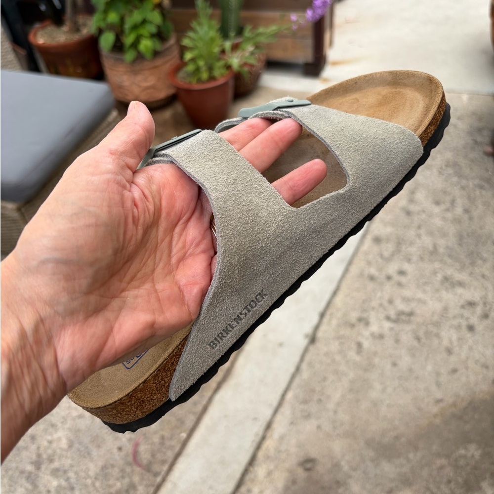 Birkenstock Arizona in Pure Sage - Picture 6 of 8
